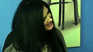 British Femdom Forces Sub to Suck Cock in Office