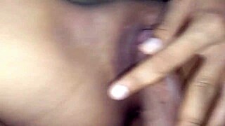 Curvy amateur gets tight pussy creampied after wet fingering and sexy cowgirl ride