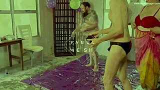 Dominatrix Mistress April Hosts The Game Show With Ebony Lesbian Amateurs