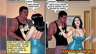 Hot wife fucks black guy after barbecue, cuckolding her old man