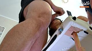 wife gives double blowjob with cum in mouth threesome part 2 ep 1253