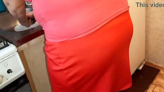 I Jerk Off to Neighbor in Kitchen During Dinner Prep