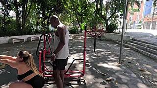 Man, I drilled my blonde gym buddy's ass so hard today!