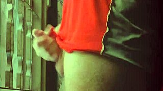 Bad wolf28 strokes his monster cock in this red porn christmas solo