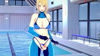 Samus Aran in Bikini Sex Fantasy