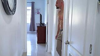 i caught my daughter's friend in the shower and fucked her