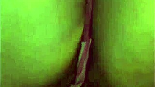 She masturbates with dildo in my room.