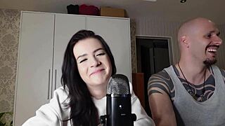 brunette petite mistress answers questions dpeggingd