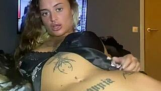 horny goth teen fucks her big ass solo until cumming