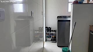 Brazilian Maid’s Big Ass Makes My Cock Throb Every Time