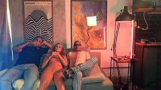 Behind The Scenes: Brazilian Latina Whore Gets Double Assfucking And Facial Cumshot