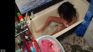 my barely legal step-sister fucks her tight 18+ hole on hidden cam