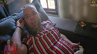 Old Cuckold Watches Wife Get Creampie And Swallow