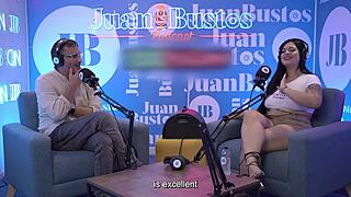 yo, milf antonella jones bangs a huge bbc on podcast