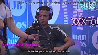 yo, milf antonella jones bangs a huge bbc on podcast