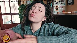 valentines breakfast turns into real life cumshot swallow