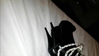 ebony cheerleaders in miniskirt uniforms bent over for doggystyle and missionary riding