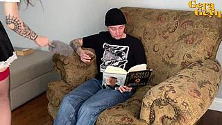 sloppy cute cleaner polishes landlord's big tool