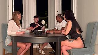 I played a board game with friends that turned into wild group sex