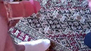 Femdom Mistress Binds And Toys With Submissive In POV Bondage