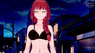 Makima Bounces Her Boobs While Chained in Bondage with Friend