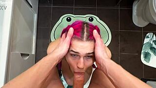 She stuck in washing machine and this is the way to get her out