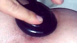 jimena simpson fucking black dildo with ass