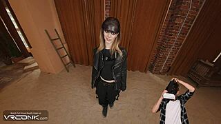 Vr Conk Teen 18+ Skinny Furiosa Sucks Big Cock In Cowgirl Pov