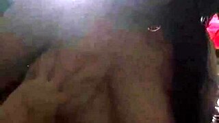 Kandy Kane performs homemade blowjob with deepthroat on big tits