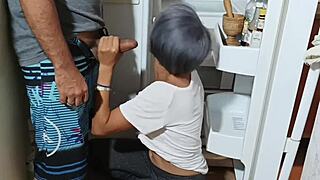 My Stepfather Leaves Me With His Wife, I End Up Fingering Her Repeatedly