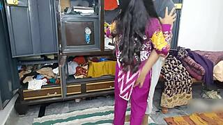 Cute Desi Indian Girl Fucks Stepbrother in Hindi