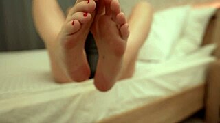 worship my bare feet with deep emotion