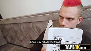 Two hot russian teen 18+s give double rimjob to dude!