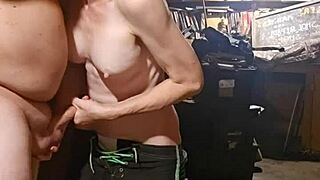 Goofing around after cocktails with friends