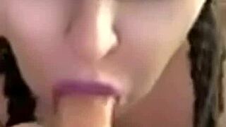 Kandy Kane Shows Off Curves in Bold BBW Deepthroat Action