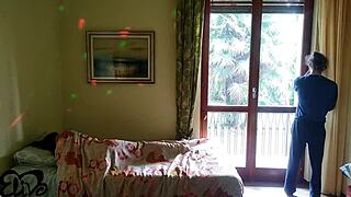 pov fucks me from above with dripping cum in kinky dorm