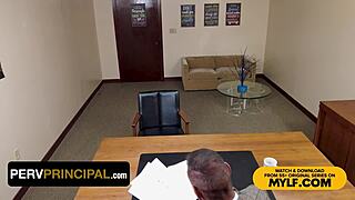 Soccer Mom Munching Principal's Cock