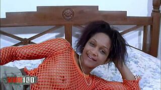 damn! anal pounding with cute 18+ french ebony shania on bed