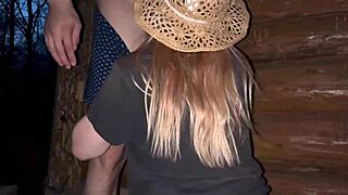 want to see public sex at the barn with a pregnant stranger?