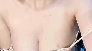 I love watching this glassed Vietnamese girl touch herself