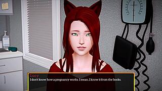 Specific Homemade Game with Big Tits, Ass, and Small 18+ Tits on Redhead Amateurs