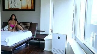 Amateur stepteen feels monster cock cum