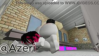 I fucked my friend in a public bathroom with her big ass and monster cock