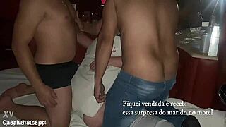 Intense Double Penetration Party with Friends and Cumshots