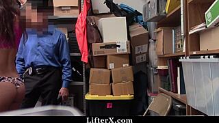 teen 18+ bent over for punishment at the shop