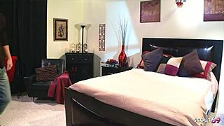 Fitness model screams as monster cock fucks her tight pussy!