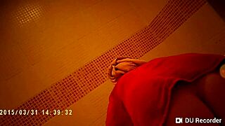 Spy cam catches nude tits in steamy shower action!