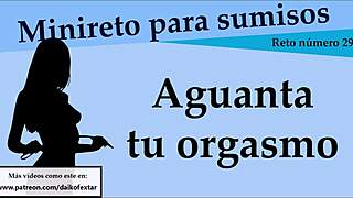 I Play the Orgasm Holding Game at Easy Level Completely