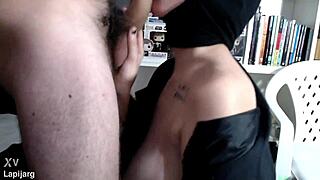 Argentine Stepsister's Super Oral on Monster Cock