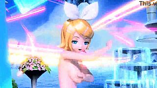 Kagamine rin in love song project diva nude mod